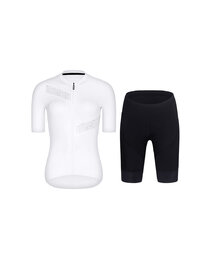RIVANELLE Cycling short sleeve jersey and shorts - CRYSTELLE - black/white